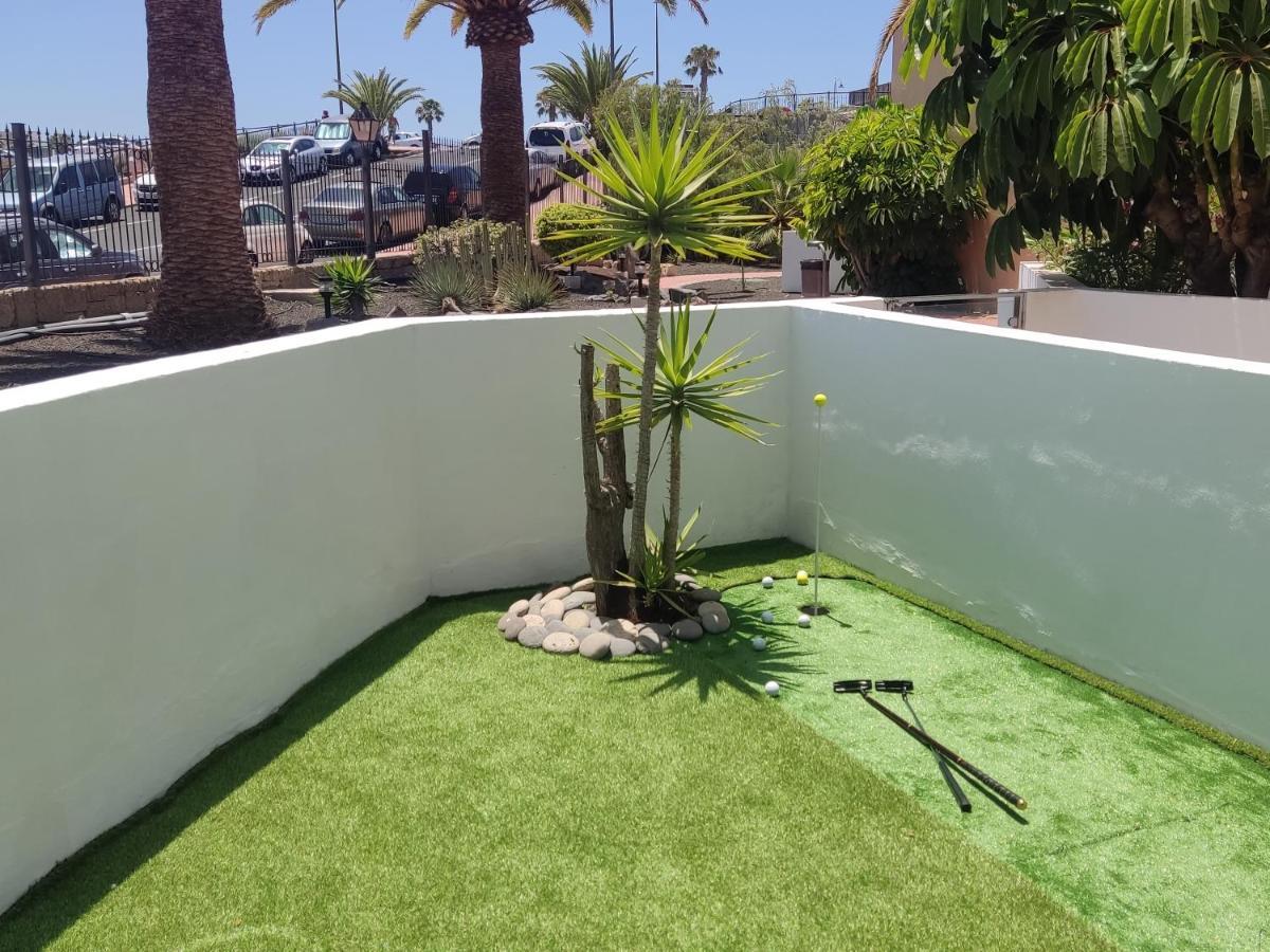 "Mini Golf Estudio" Terraza Privada Y Piscina サンミゲル・デ・アボナ エクステリア 写真