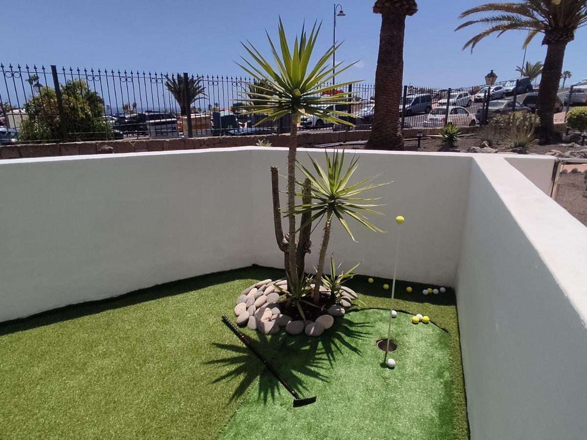 "Mini Golf Estudio" Terraza Privada Y Piscina サンミゲル・デ・アボナ エクステリア 写真