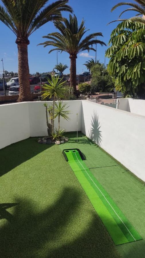 "Mini Golf Estudio" Terraza Privada Y Piscina サンミゲル・デ・アボナ エクステリア 写真